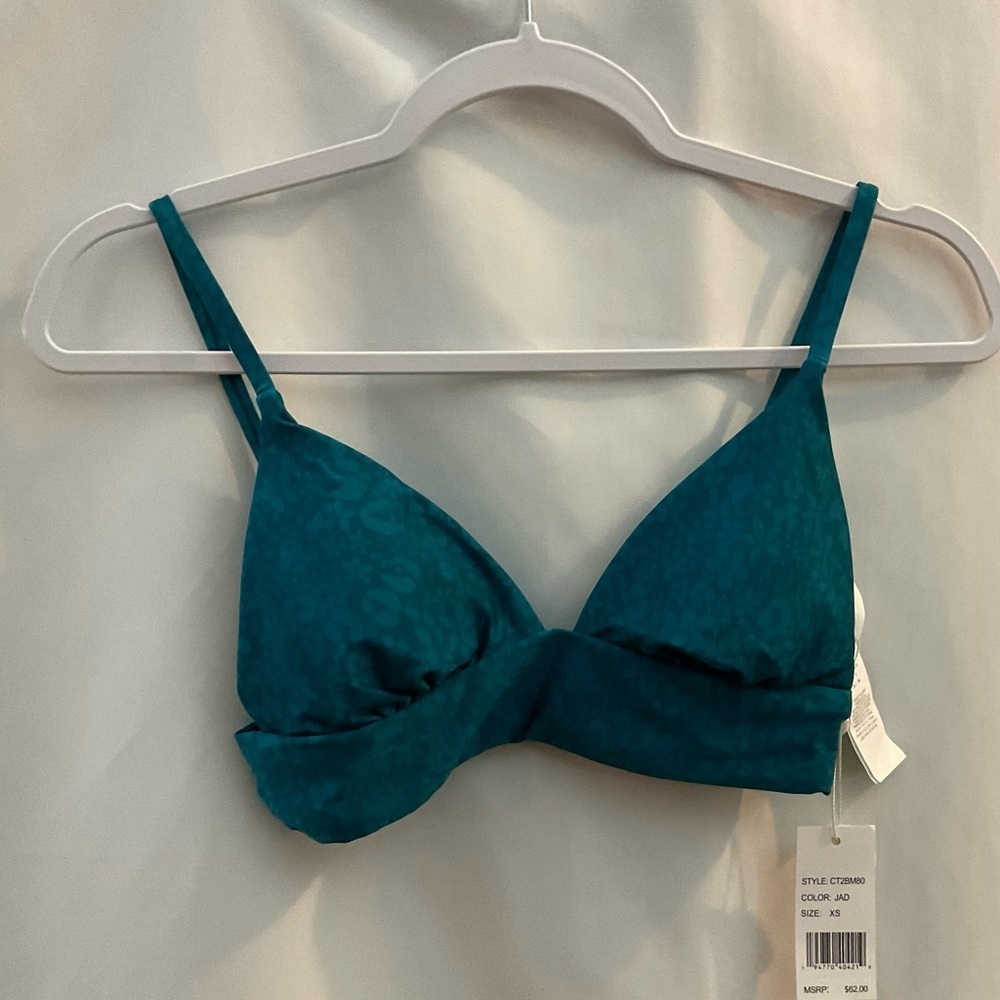 Citrus Bikini Swim Top Jade XS